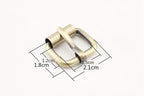 Iron roller pin Belt strap Buckle ring Loops Clasp for bag purse Leather Belts Crafts Accessories