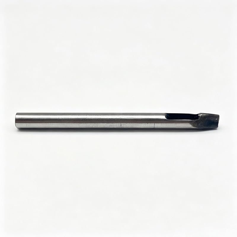Button Stud Hole Punch Leather Keyhole Slit Cutter for Installing Sam Browne Buttons, Ball Post Studs & Round Head