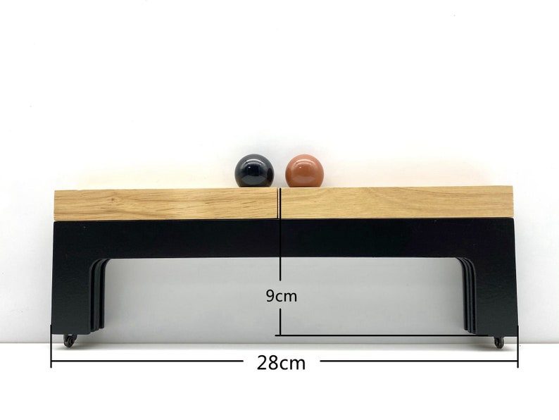 Wood Purse Frame, 11" (28 cm)