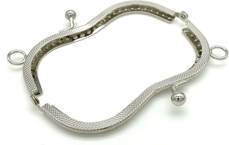 Sew-In Kiss-Lock Purse Frame, 4 5/16" x 1 3/4" (11 x 4.5 cm)