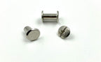 Iron Round Chicago Binding Screw Rivets Concho Screw Button Nail Rivet for DIY Leather Decoration Bookbinding / Nickel…