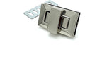 Rectangle Twist Turn Lock Clasp Purse Closure Lock Zinc alloying for Purse Bag Wallet Clutch Making