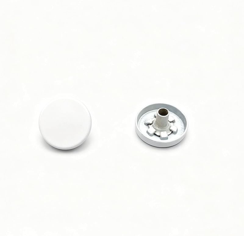 Zinc Alloy Flat top Cap snap Fastener Buttons Washable Press Stud for Sewing Leather Craft Clothing 1/2" (12 mm)