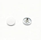 Zinc Alloy Flat top Cap snap Fastener Buttons Washable Press Stud for Sewing Leather Craft Clothing 1/2" (12 mm)