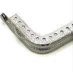 Rectangle Sew-In Kiss-Lock Purse Frame, 4 1/8" x 2" (10.5 x 5 cm)