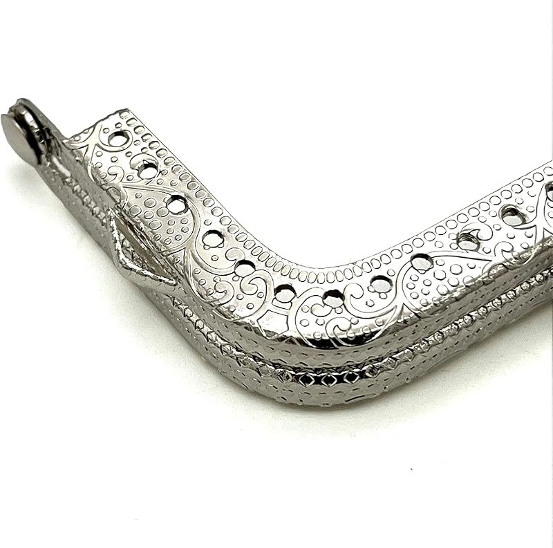 Rectangle Sew-In Kiss-Lock Purse Frame, 4 1/8" x 2" (10.5 x 5 cm)