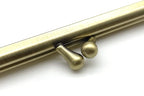 Rectangle Glue-In Kiss-Lock Purse Frame, 7 1/4" x 2" (18.5 x 5 cm)