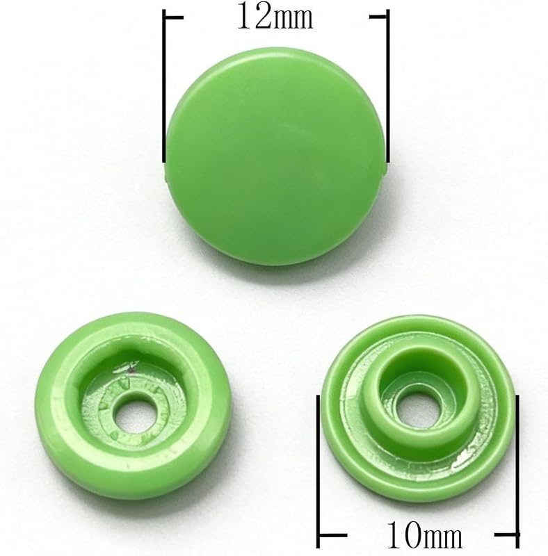 Plastic snap Fastener Buttons Washable Press Stud for Sewing Leather Craft Clothing 1/2" (12 mm)